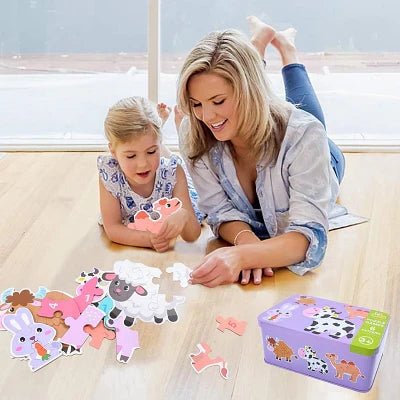 Puzzle Montessori - BabyPuzzle™ - Bétail - enseigneduque