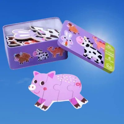 Puzzle Montessori - BabyPuzzle™ - Bétail - enseigneduque